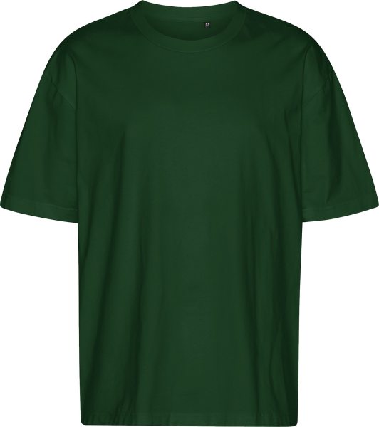 Tiger Cotton Oversized T-Shirt - bottle green
