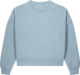 Vintage Sweatshirt aus Bio-Baumwolle - g. dyed blue stone