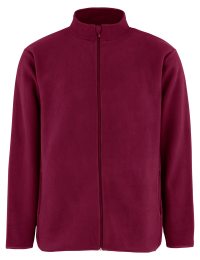 Recycled Fleece Jacket - bordeaux