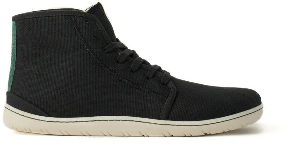 Gefütterte Barfuß-High-Top-Sneaker ADAMS - black/white