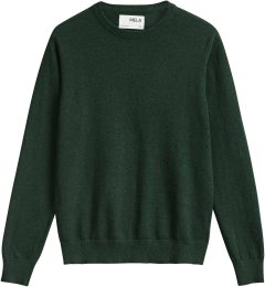 Fairtrade Feinstrickpullover Himal aus Bio-Baumwolle - deep forest melange