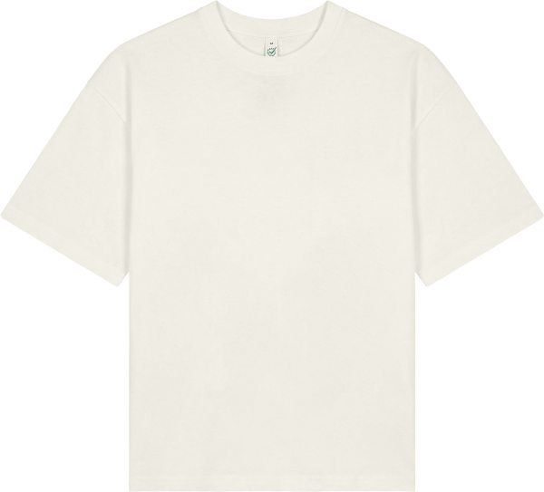 Organic Heavy Boxy T-Shirt - off white