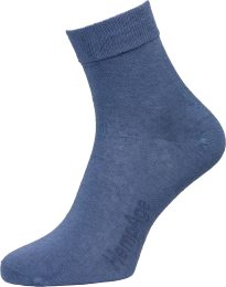 Socken aus Hanf - blueberry