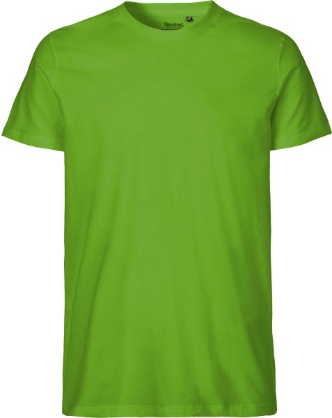 Fitted T-Shirt aus Fairtrade Bio-Baumwolle - lime