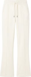 Organic Women's Flared Leg Sweatpants - off white