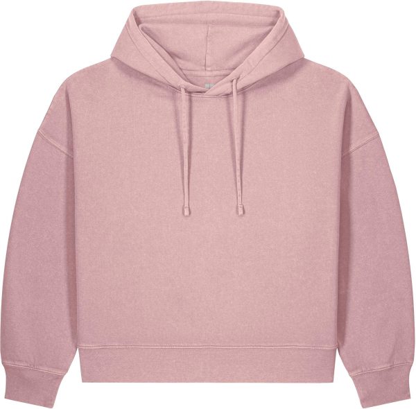 Vintage Hoodie aus Bio-Baumwolle - g.dyed blush