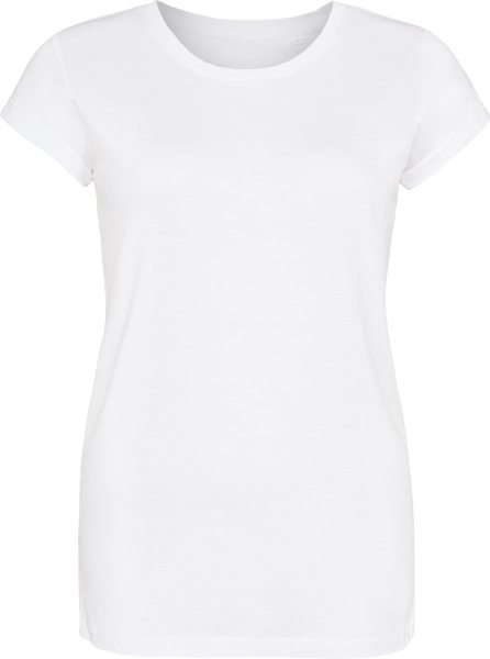 Roll Sleeve T-Shirt - white