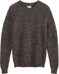 Fairtrade Strickpullover Ravi aus Bio-Baumwolle - brown speckles