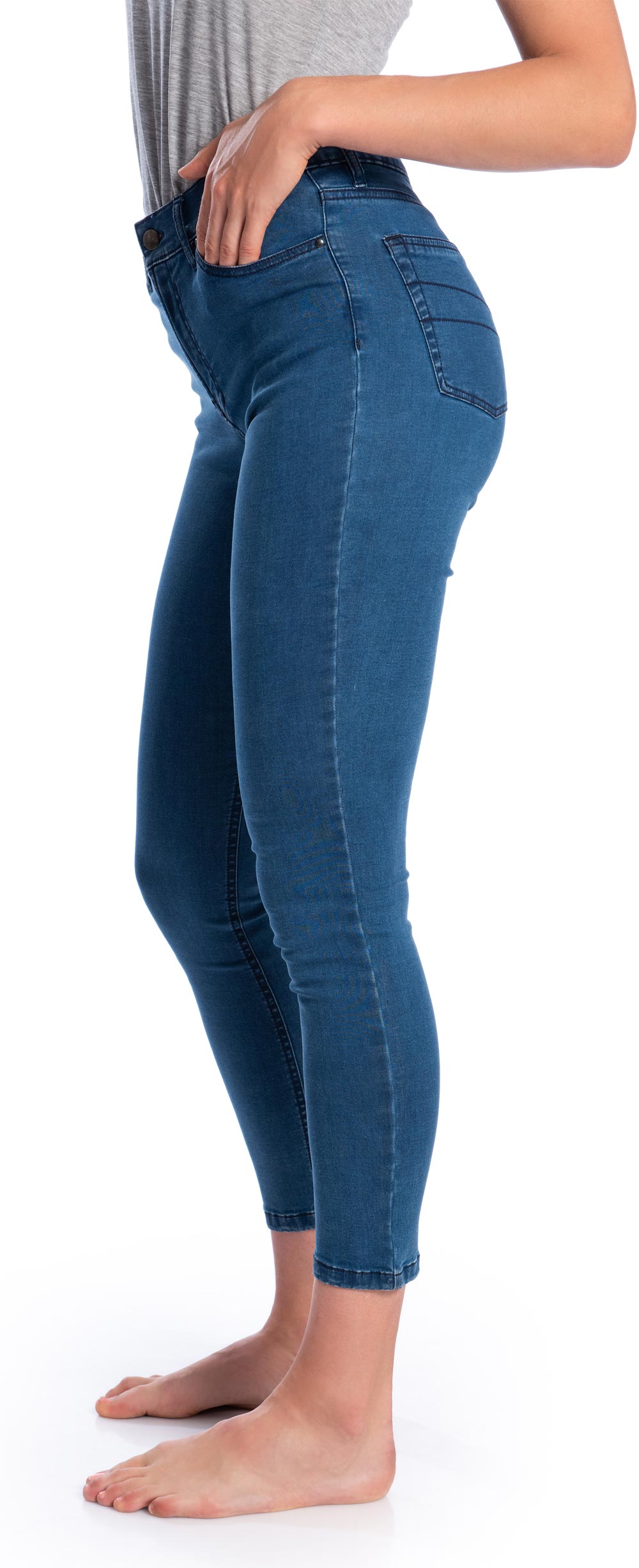 Leichte Sommer Jeans In Blau Biobaumwolle Grundstoff Net
