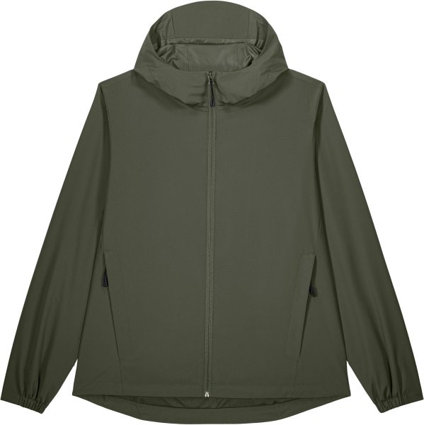 Windbreaker aus recyceltem Polyester - khaki