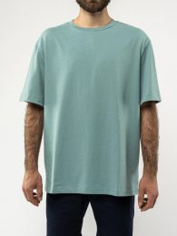 Fairtrade Heavy Weight T-Shirt Bhajan aus Bio-Baumwolle - turquoise