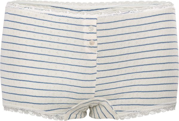 Panty aus Bio-Baumwolle - natural/seaside