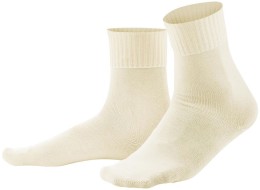 Komfort-Socken ohne Gummi Biobaumwolle natur