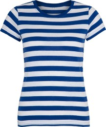 Striped T-Shirt blau-weiss