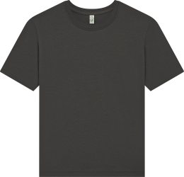 Kinder T-Shirt aus Bio-Baumwolle - dark charcoal