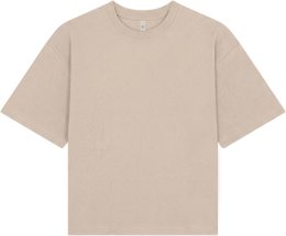Organic Women's Heavy Boxy T-Shirt - fawn