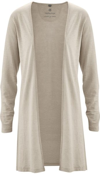 Jersey-Cardigan aus Hanf und Bio-Baumwolle - distel