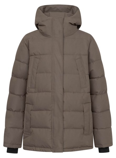Stepp-Winterjacke SONHOLM - morel/jet black