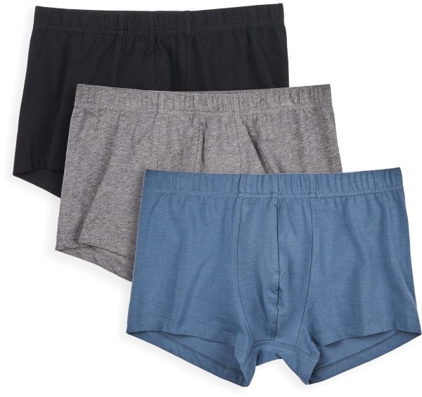 Herren Pants aus Bio-Baumwolle - 3er-Pack - blue/grey/black