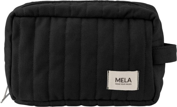 Gepolsterte Tasche Paveen aus Fairtrade Bio-Baumwolle - schwarz