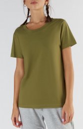 Active T-Shirt aus Bio-Baumwolle & Modal - olive