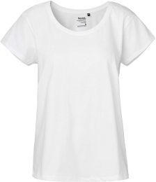 Loose Fit T-Shirt aus Fairtrade Bio-Baumwolle - white