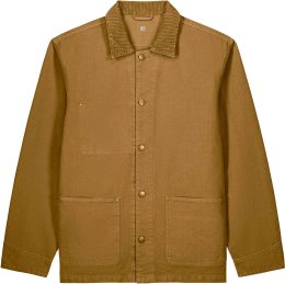 Canvas-Utility-Jacke aus Bio-Baumwolle - g.dyed bronze