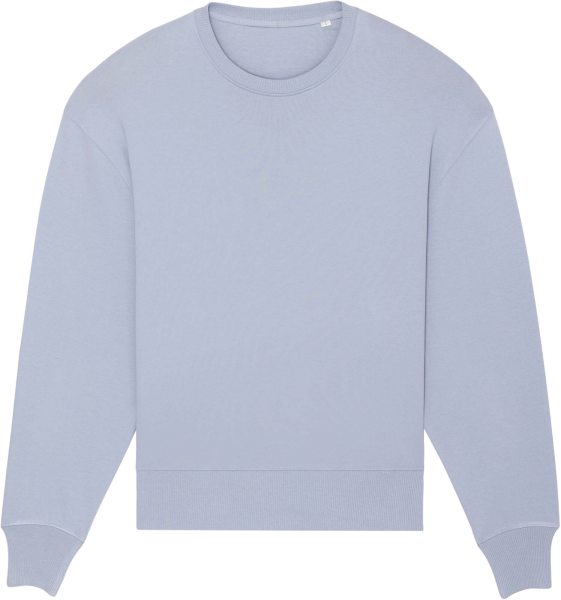 Oversized Unisex Sweatshirt aus Bio-Baumwolle - serene blue