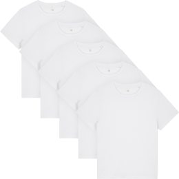 Iconic T-Shirt aus Bio-Baumwolle - 5er-Pack - white