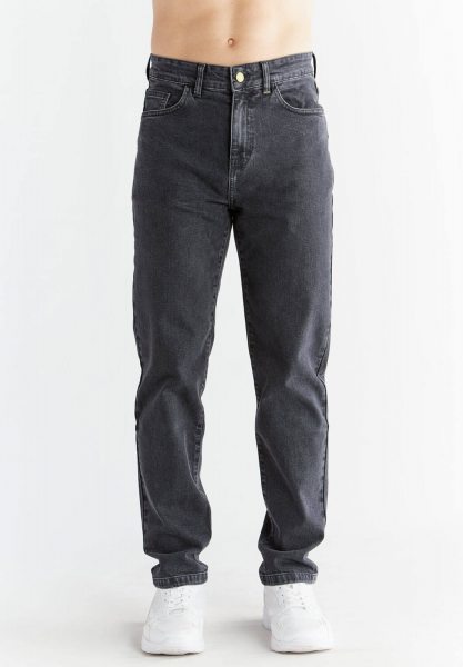 Straight Fit Jeans aus Bio-Baumwolle - carbon gray