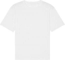Oversized T-Shirt aus Bio-Baumwolle - white