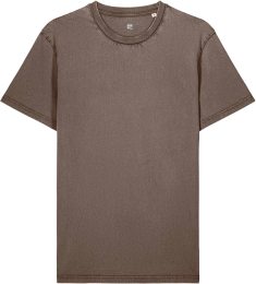 Vintage T-Shirt aus Bio-Baumwolle - g.dyed mocha