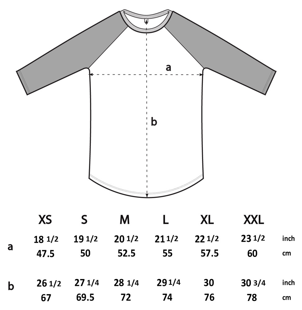 Herren Baseball Shirt mit Kontrastarmeln schwarz weiss grundstoff