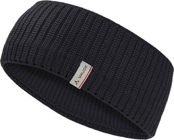 Rippstrick Stirnband Edo Headband - black