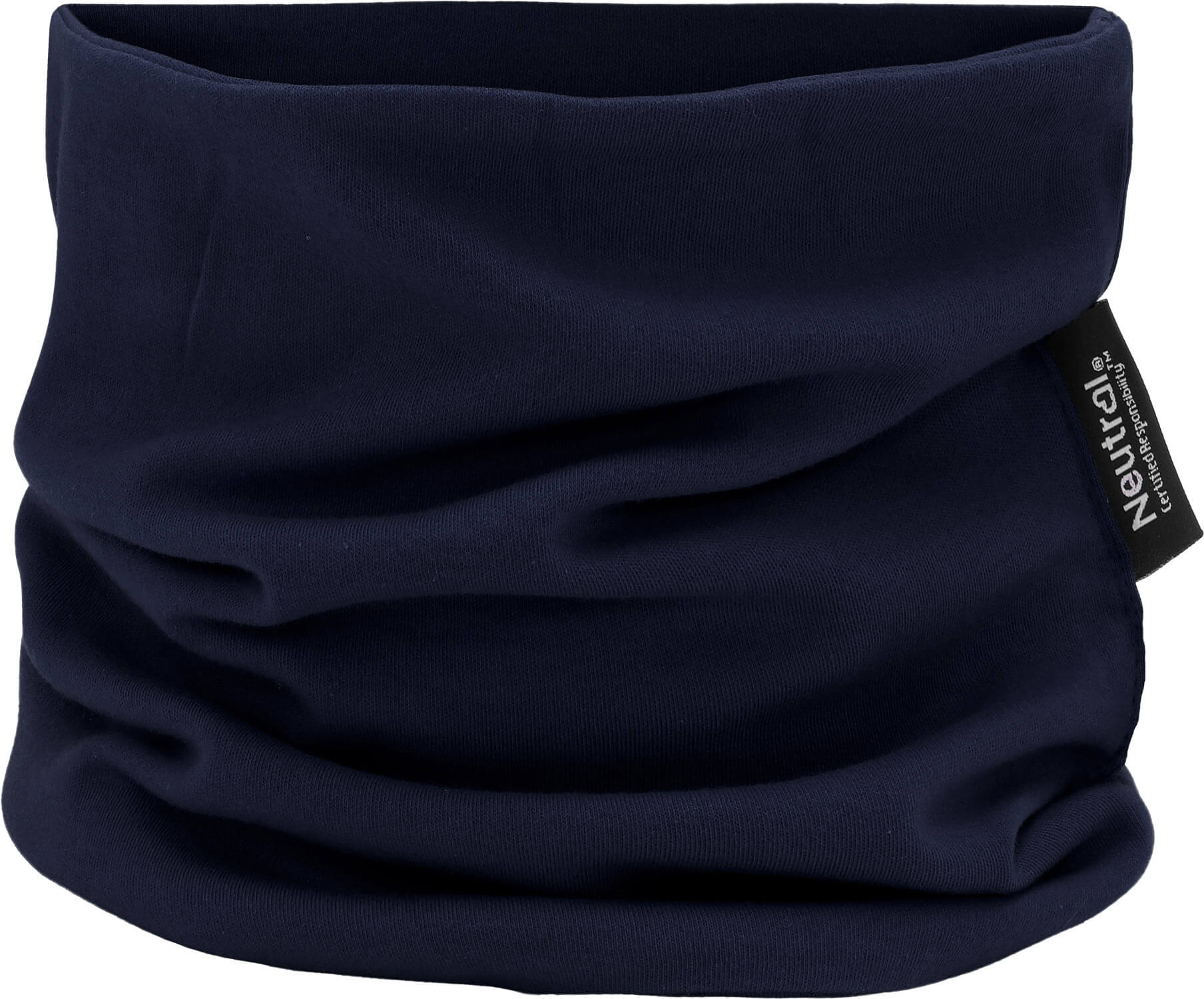 Loop-Schal aus recyceltem Polyester mit Schmetterling-Motiven