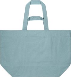 Shopping Bag aus recycelter Baumwolle - pebble blue