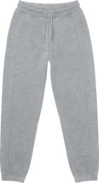 Organic Women's Barrel Leg Sweatpants - light heather