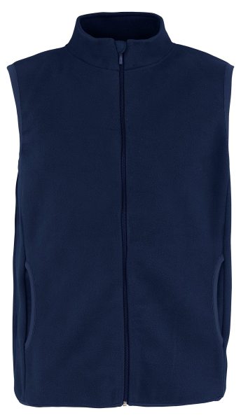 Recycled Fleece Vest - navy