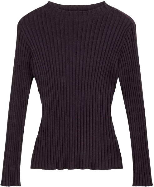 Fairtrade Strickpullover Namari - elderberry melange