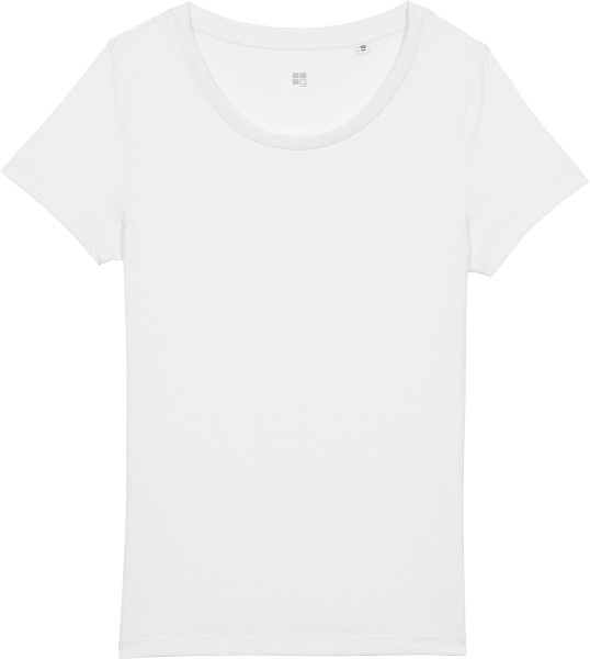 Basic T-Shirt aus Bio-Baumwolle - white