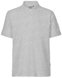 Polo Shirt Herren Biobaumwolle grau - Neutral 20080