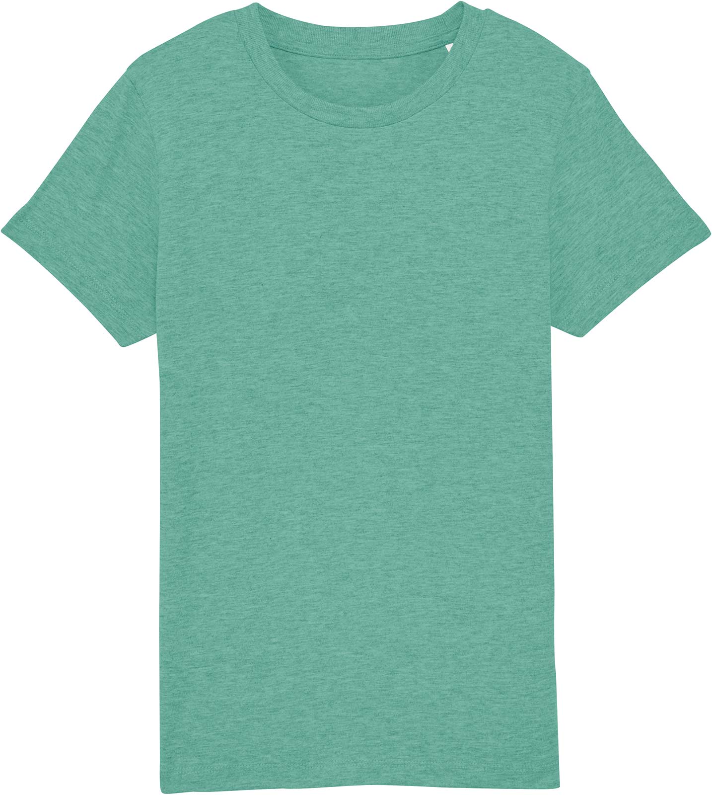 Bio-Baumwolle T-Shirt für Bio | | Kinder grün-meliert