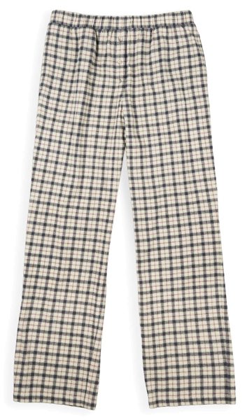 Flanell-Schlafhose aus Bio-Baumwolle - cosy check