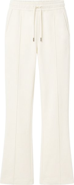 Organic Women's Flared Leg Sweatpants - off white