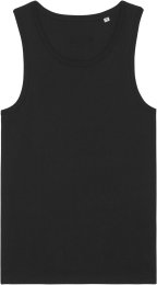 Tank-Top aus Biobaumwolle - black