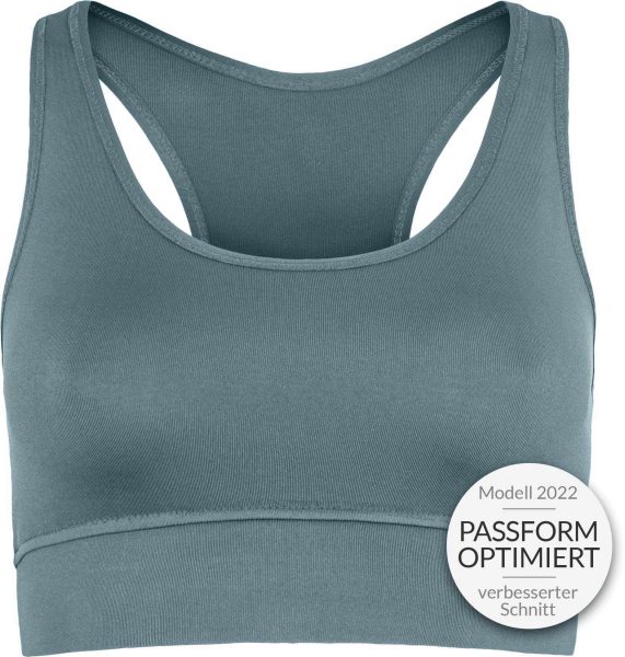 Sportbustier aus Recycle-Polyester - light grey