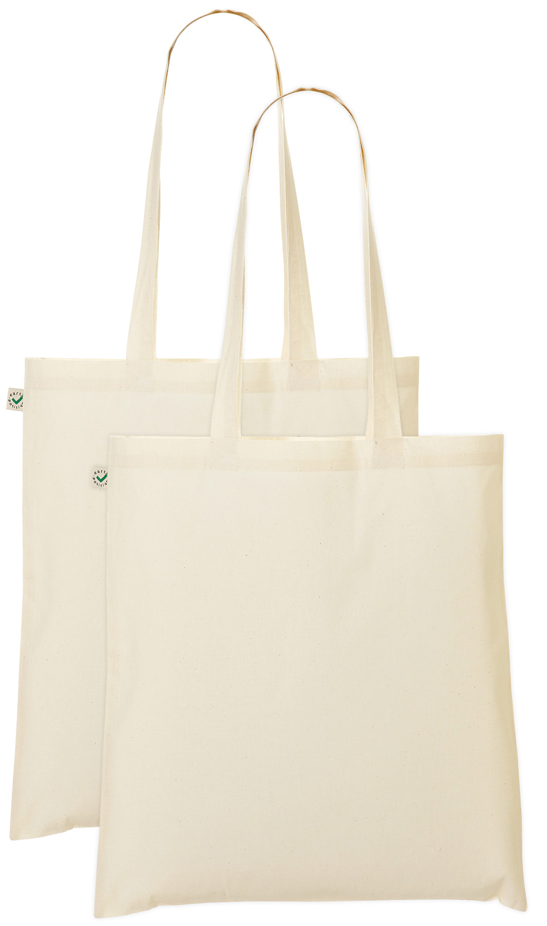 Earth Positive Organic Cotton Bag Tasche aus Bio Baumwolle natur grundstoff