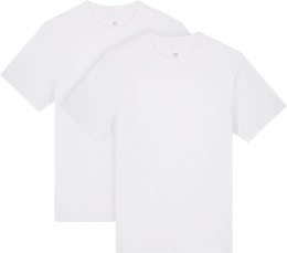 Heavy T-Shirt aus Bio-Baumwolle - 2er-Pack - white