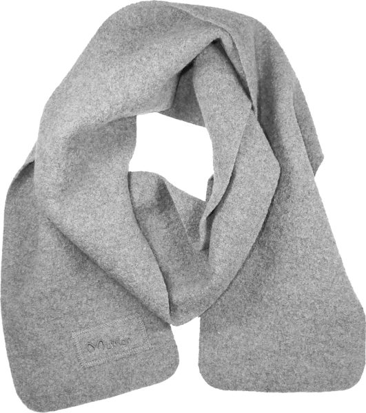 Winterschal aus Merinowolle - Made in Germany - fog