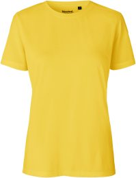 Performance T-Shirt aus recyceltem Polyester - yellow